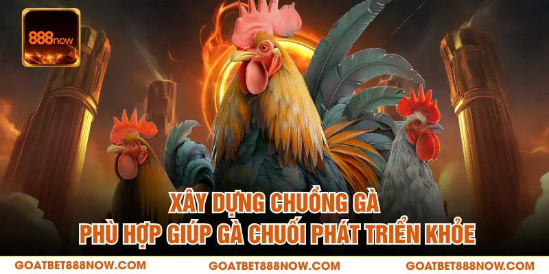 Xây dựng chuồng gà phù hợp giúp gà chuối phát triển khỏe