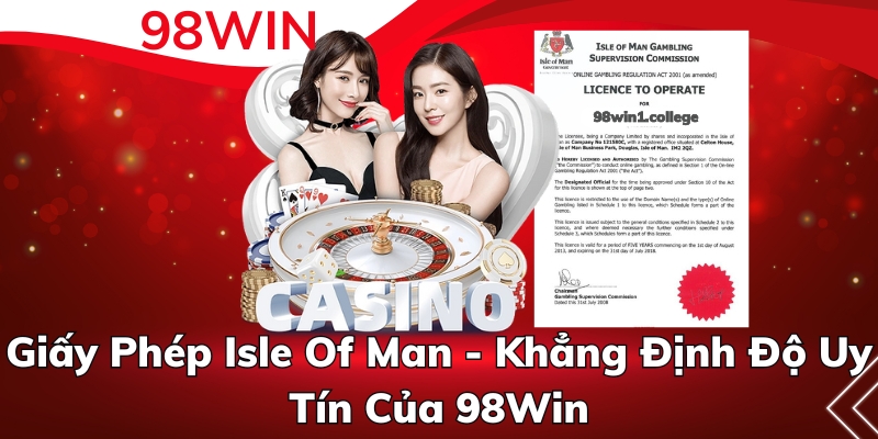 98WIN Được Cấp Phép Hoạt Động
